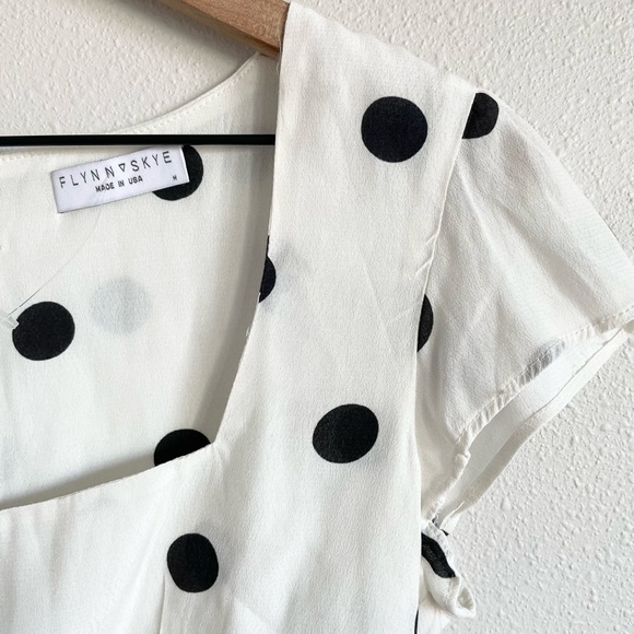 NWT Flynn Skye x Free People Polka Dot Crop Top Size Medium - Picture 3 of 8